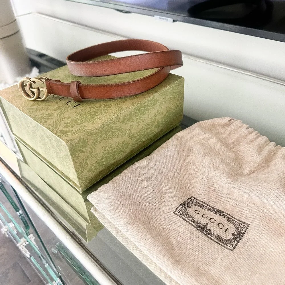 Gucci Marmot skinny belt - Picture 3 of 6